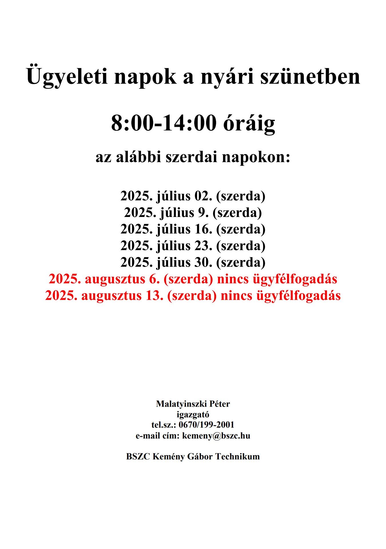 Ügyeleti napok a nyári szünetben 2025.jpg