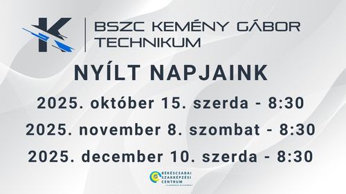 Nyílt napjaink
